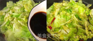 香辣手撕包菜的做法步骤：4