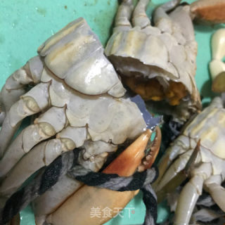 青蟹对煎的做法步骤：2