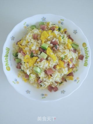 蛋炒饭的做法步骤：9