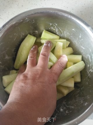 丝瓜烧肉末的做法步骤：7