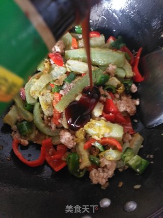 丝瓜烧肉末的做法步骤：19