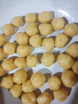 黑芝麻桃酥的做法步骤：5