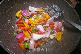椒麻牛肉--快手菜的做法步骤：9