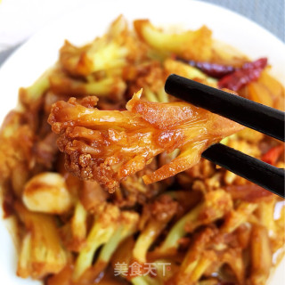 干锅花菜的做法步骤：10