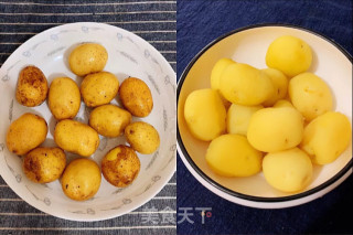 香煎小土豆的做法步骤：1