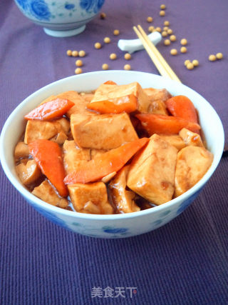 豆腐炖胡萝卜的做法步骤：9