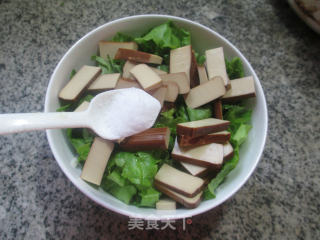 生菜鸡蛋干拌面的做法步骤：6