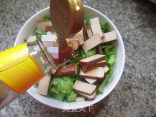 生菜鸡蛋干拌面的做法步骤：8
