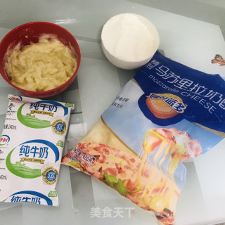 榴莲芝士饼的做法步骤：1