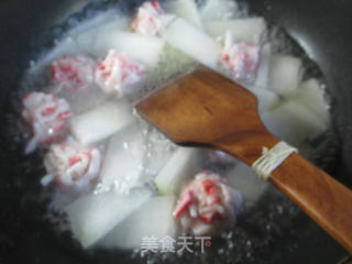 虾味球冬瓜汤的做法步骤：5