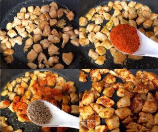 孜然鸡胸肉的做法步骤：4