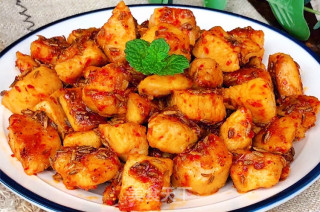 孜然鸡胸肉的做法步骤：6