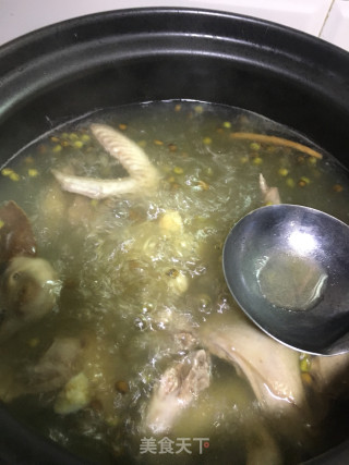 老鸽绿豆汤的做法步骤：7