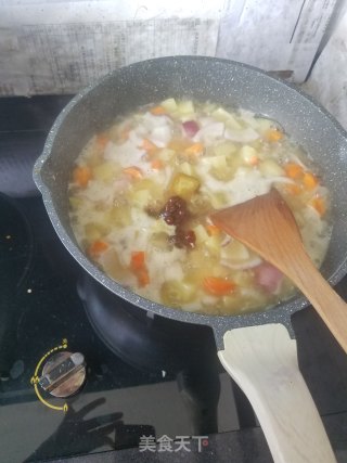 金针菇咖喱牛肉饭的做法步骤：6