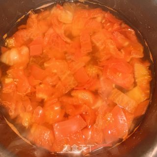西红柿红烧牛肉泡面的做法步骤：6