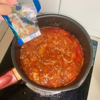 西红柿红烧牛肉泡面的做法步骤：8