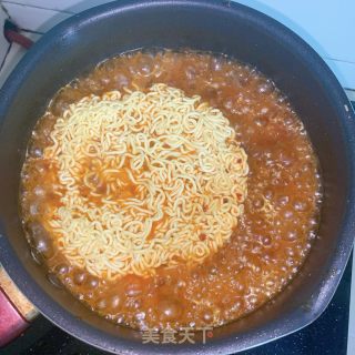 西红柿红烧牛肉泡面的做法步骤：11