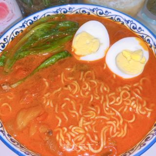 西红柿红烧牛肉泡面的做法步骤：14