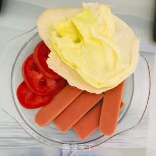 三明治的做法步骤：2