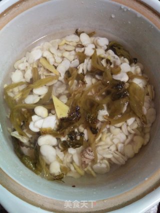 酸菜胡豆瓣汤的做法步骤：5