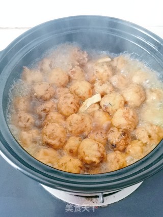 鸡肉丸子豆腐煲的做法步骤：9