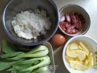 煲仔饭(简单版)的做法步骤：1