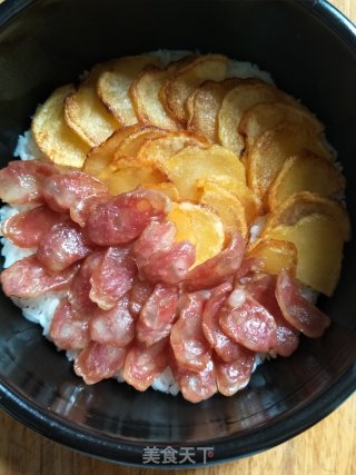 煲仔饭(简单版)的做法步骤：9