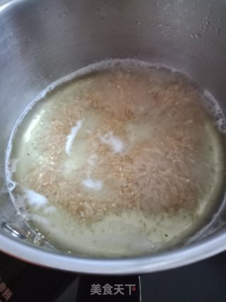 藜麦黑芝麻小松饼的做法步骤：1