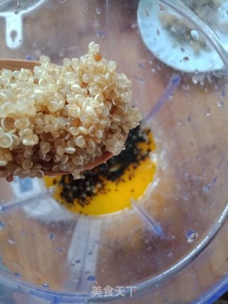 藜麦黑芝麻小松饼的做法步骤：6