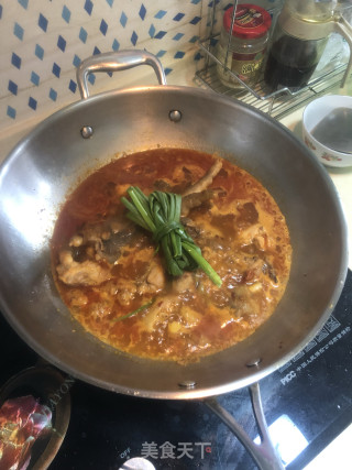 豆瓣酱烧鸡的做法步骤：7