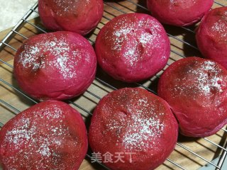 火龙果面包的做法步骤：12