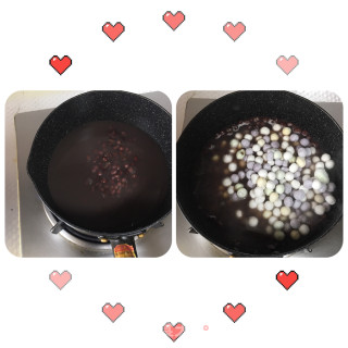赤豆酒酿四喜圆子的做法步骤：1