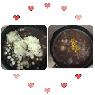 赤豆酒酿四喜圆子的做法步骤：2