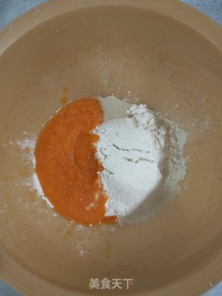 南瓜汁发糕的做法步骤：4