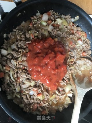 西红肉酱烤角瓜的做法步骤：6