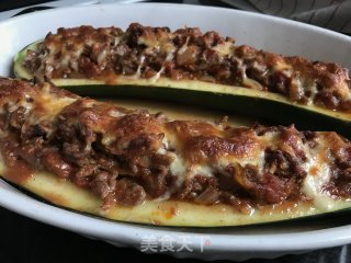 西红肉酱烤角瓜的做法步骤：9