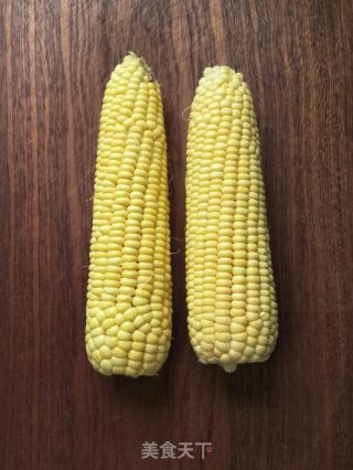 鲜玉米早餐饼的做法步骤：1