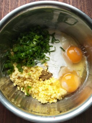 鲜玉米早餐饼的做法步骤：4
