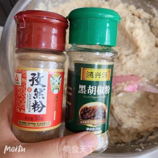 猪饲料系列之烤鸡肉丸的做法步骤：8