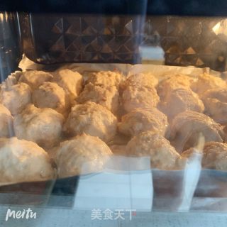 猪饲料系列之烤鸡肉丸的做法步骤：13