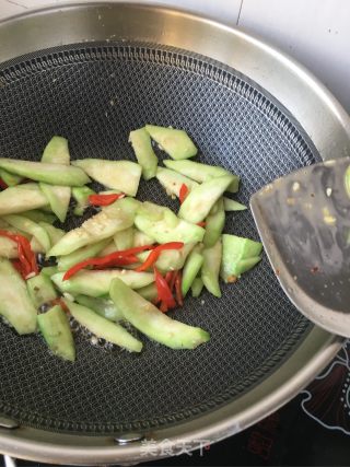 煎蛋炒丝瓜的做法步骤：14