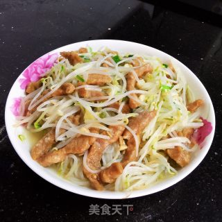 豆芽炒肉丝的做法步骤：7