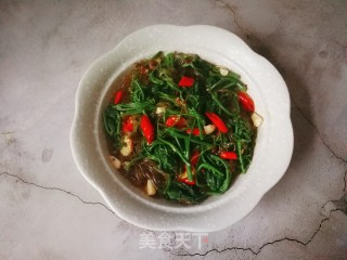 丝瓜尖儿炒粉条的做法步骤：9