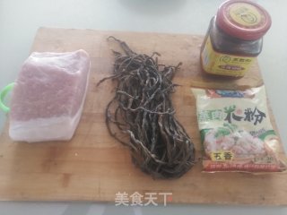 腐乳米粉蒸肉的做法步骤：1