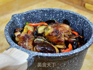 干锅冬菇木耳鸡腿的做法步骤：12