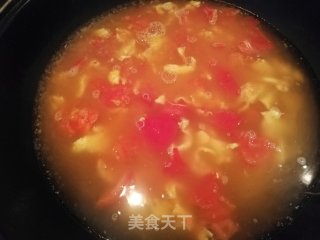 番茄鸡蛋汤的做法步骤：6