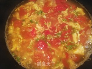 番茄鸡蛋汤的做法步骤：7