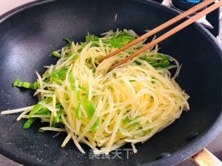 青椒土豆丝的做法步骤：4