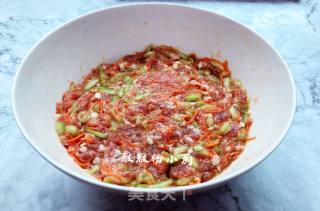 丝瓜胡萝卜肉末包子的做法步骤：5