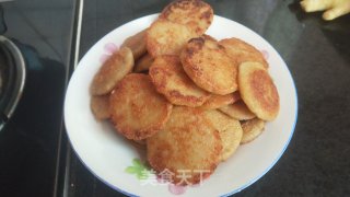 椒末香煎藕饼????的做法步骤：5